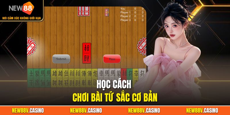 Học cách chơi bài tứ sắc cơ bản