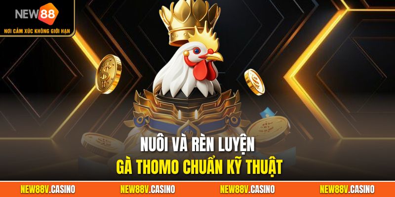 Nuôi và rèn luyện gà thomo chuẩn kỹ thuật